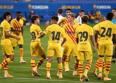پیروزی بارسلونا در اولین بازی با راهنمایی کومان با حضور مسی