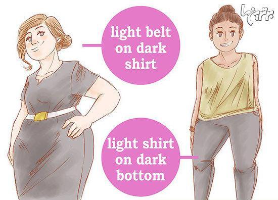 اصول خوش لباسی برای خانم های چاق