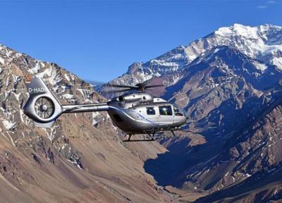 برای اولین بار یک هلیکوپتر ایرباس در ارتفاع 7 هزار متری فرود آمد