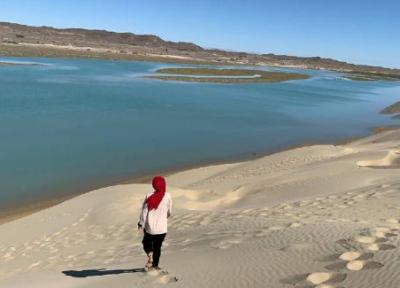 سفر به ساحل درک چابهار ، نقطه تلاقی کویر و دریا